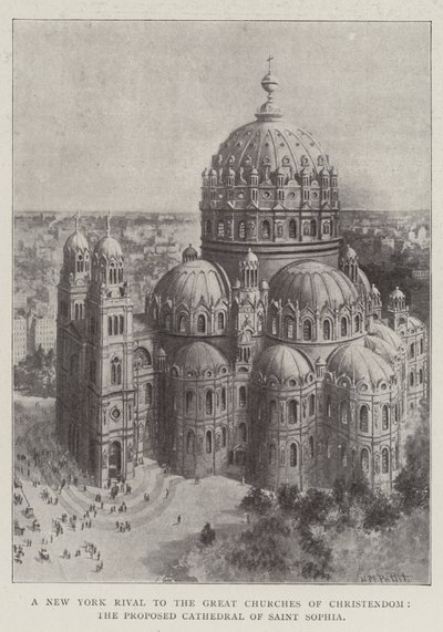 A New York Rival to the Great Churches of Christendom, the Proposed Cathedral of Saint Sophia by Harry M. Pettit